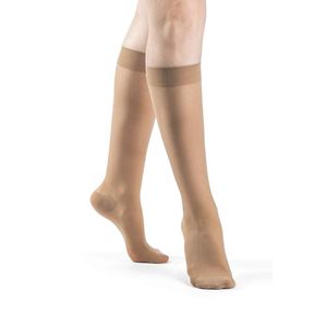 Sigvaris eversheer 780 Puntera Cerrada de la mujer Pantorrilla Calcetines de compresión 20 – 30 mmHg, Suntan, 1, 1