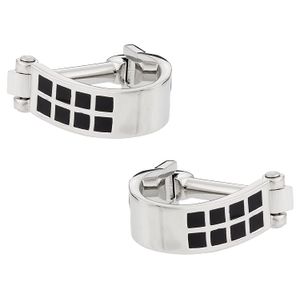 Wrap Around Gemelos – Plata Negro Por Cuff-Daddy