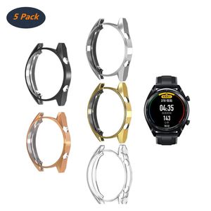 Compatible con Huawei Watch GT/Active 1.811 in carcasa de reloj, FOLOME suave TPU chapado [a prueba de arañazos] protección completa de parachoques