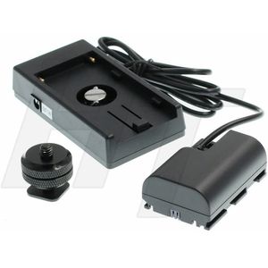 HangTon NP-F970 770 - Adaptador de placa de montaje de batería para cámara