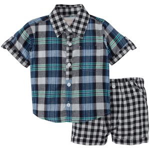 Camisa 2 pieza set (Baby) – Azul Marino – 12 – 18 meses