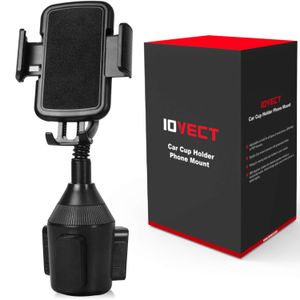 Soporte de teléfono para coche universal ajustable cuello de cisne soporte de taza portátil para iPhone X/8/8+/7/7 Plus/6/6+, Samsung