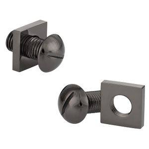 Tornillo y tuerca tornillo Gunmetal Gemelos de Cuff-Daddy