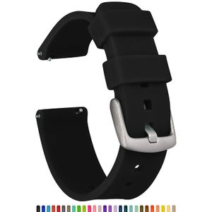 GadgetWraps - Correa de silicona para reloj con pasadores de liberación rápida – Elige entre 3 tamaños de correa (0.551 in, 0.787 in, 0.866 in) y 29 c