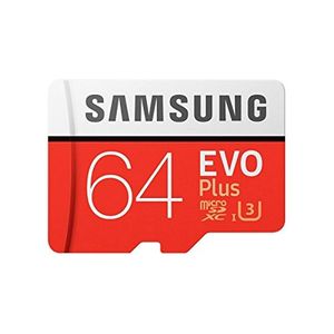 Samsung Evo Plus - Tarjeta de memoria para Samsung Galaxy J3 J1 Nxt Ace A9 A7 A5 A3 Tab A 7.0 E 8.0 View On7 On5 Z3, 64 GB, MicroSD XC Class 10 UHS-1