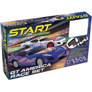 Scalextric Start GT America C1411T - Juego de carriles para coche (escala 1:32)