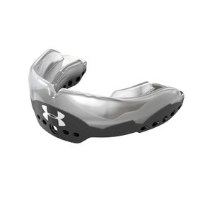 Under Armour Gameday Elite Mouth Guard for Football, Lacrosse, Basketball, Hockey, Boxing etc. Sports Mouthguard. Includes Detachable Helmet Strap. Yo