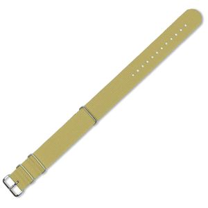 18 mm Militar Mod Ballistic Nylon G10 Reloj de banda, color caqui