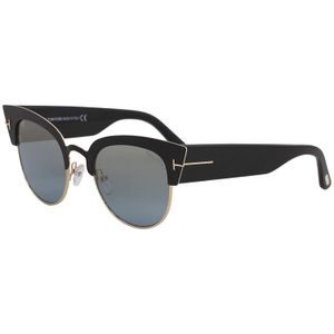Tom Ford 0607 Alexandra-02 color 05X negro/dorado/azul lentes de tono dorado