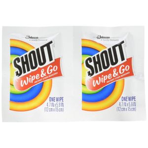 Toallitas de Shout (caja de 80), paquete de de 2