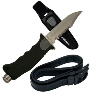 Cuchillo de buceo con correa para la pierna en diferentes tamaños