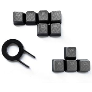 huyun FPS retroiluminada llave tapas para Corsair teclados Gaming Cherry MX Interruptor de llave.(Gris)