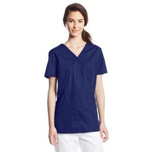 Cherokee Women's Workwear Core Stretch Mock Wrap Scrubs Shirt