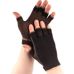 Cobre D 1 par cobre negro rayón de bambú guantes de compresión de cobre para alivio de lesiones, artritis, y más o comodidad y apoyo para cada día uso