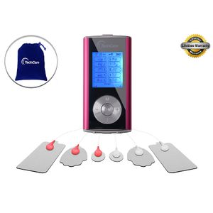 Tens Unidad 10 modos Mini Colorido Garantía de por Vida Recargable TENS dispositivo masajeador máquina para el dolor de espalda, hombro cuello migraña