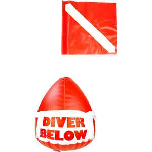 Scuba Max Inflatable Float with Dive Flag