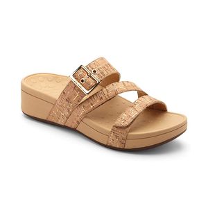 Vionic - Sandalia con plataforma para mujeres, Pacific Rio - Sandalias ajustables para dama con soporte de arco ortopédico oculto