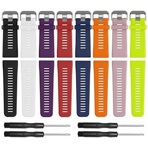 Correa de repuesto para Garmin Vivoactive HR, de silicona suave solo para Garmin Vivoactive HR (sin rastreador, solo bandas de repuesto).