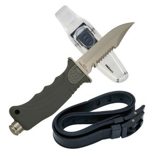 Promate Scuba Dive Knife with Leg Strap in Different Size Material Shape Available