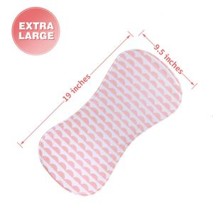 Paquete de 5 paños de algodón puro para bebé, para niñas, triple capa, material más absorbente.