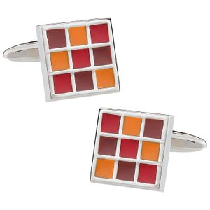 Esmalte Rojo, naranja, y café Plaza Gemelos por Cuff-Daddy