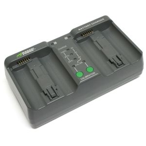 Wasabi Power Dual Cargador de batería para Nikon MH-26, mh-26aak, EN-EL18 EN-EL18 a y Nikon D4, D4S, D5 (con adaptador para Canon LP-E4, LP-E4 N)