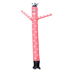 LookOurWay Corazones San Valentín Danza Aire bailarinas inflable Tubo Hombre Attment, 10ft (sin soplador)