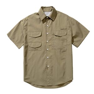 Camisa de pesca de nailon transpirable de secado