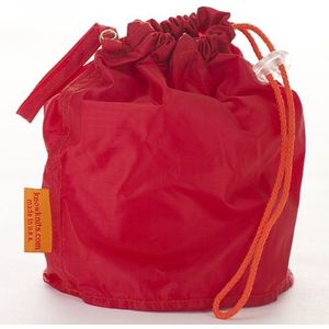 Rojo Gran Proyecto goknit Bolsa Bolsa w/Bucle & Cordones