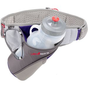 Ultraspire Nerve MBS – Waist Belt & Pack con 20 oz botella, Gris, XS