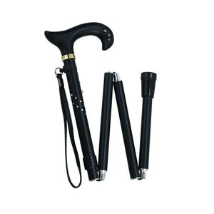 Señorías vidrio Swarovski Derby – Bastón plegable, Negro, 1