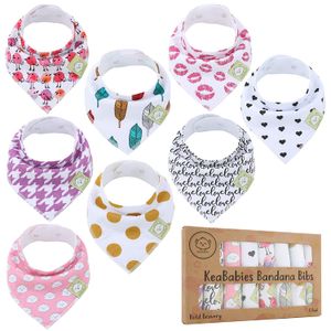 Baberos bandana para niñas