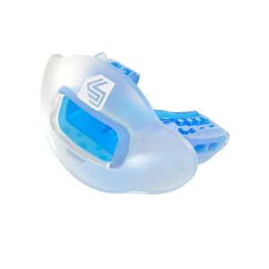 Shock Doctor Max Airflow - Protector bucal para fútbol y deportes de alto impacto, transpirable y cómodo, ofrece protección de labios, tamaños para jó