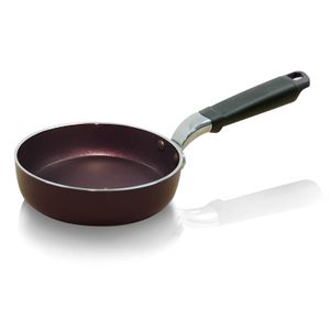 techef – 5.5-Inch One Huevo Sartén, revestido con Nueva/antiadherente Teflon Select (libre de PFOA)/(Berenjena púrpura) – Colour Collection (5,50), Pú
