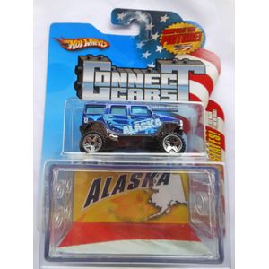 Hot Wheels Hummer H2 Alaska AK Estado Connect coche & Display Case, # g14e6ge4r-ge 4-tew6 W230006