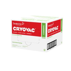Diversey Cryovac - Bolsas para sándwich con cierre doble y resellables, paquete profesional (500 unidades)