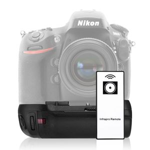Powerextra MB-D12 empuñadura de batería mando a distancia por infrarrojos para cámaras réflex digital Nikon D800/D800E/D810 funciona con 1 Pc EN-EL15