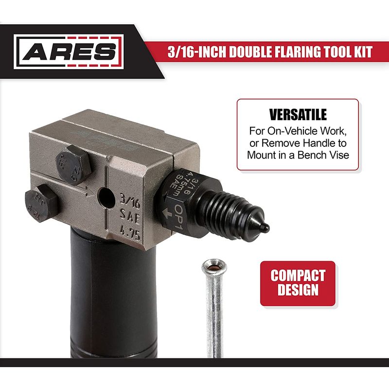 ARES 180133/16Inch Double Flaring Tool Includes Flaring Tool