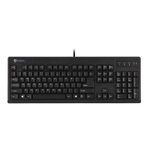 i-rocks irk27wf biométrico lector de huellas dactilares USB Teclado, Negro