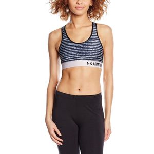 Under Armour Women's Heat Gear Printed Mid Bra
