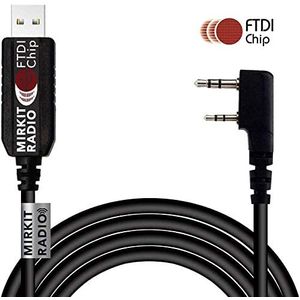 Mirkit FTDI - Cable de programación USB Baofeng para radios de jamón intermitentes: Wouxun, Kenwood, Baofeng, Motorola, Yaesu, Retevis