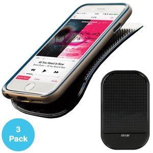 Pegajoso Dash Mat – Soporte de teléfono – Olixar rana de árbol Ultra-Grip y antideslizante – lavable – Compatible con llaves y monedas – Paquete de 3