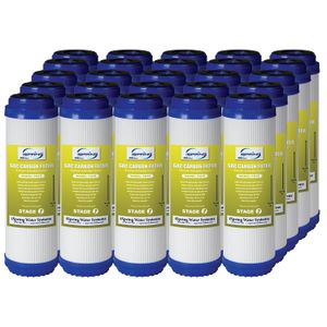 iSpring fg15 X 25 GAC Granular filtro de agua Activado 2.5-inch (20,3 x 25,4 cm, 25-Pack