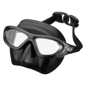TUSA - Máscara de buceo deportiva para adultos, color negro/humo