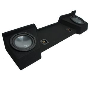 Fits 2007-2013 Chevy Silverado Ext Cab Truck Harmony R124 Dual 12" Sub Box Enclosure