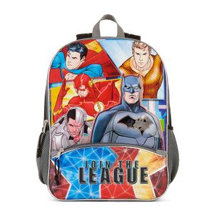 Liga de la Justicia 16 pulgadas. Mochila.