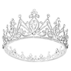 Rosemarie Collections Tiara para mujer, diseño de corona ornamental para boda, boda