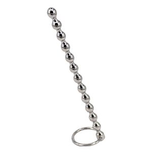 Eastern Delights Elite 5.87 inch inoxidable SOLID urethral Sounding Pene Plug, 8,8 mm Bead