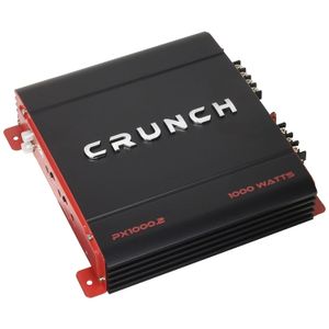 Crunch PX 1000.2 Amplificador de Potencia (Clase AB, 2 canales, 1.000 Watios Max)