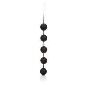Bolas de poder CalExotics, pesas Ben Wa Kegel, ejercicios de piso pélvico, bolas anales, juguetes eróticos, color negro